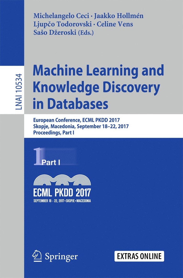 Machine Learning and Knowledge Discovery in Databases 1