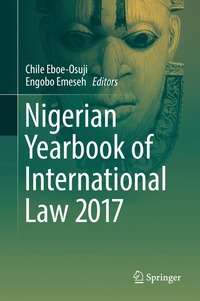 bokomslag Nigerian Yearbook of International Law 2017