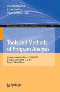 bokomslag Tools and Methods of Program Analysis