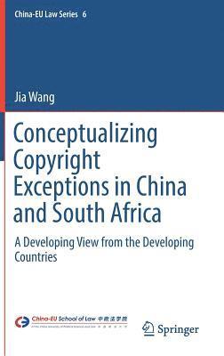 Jia Wang - Conceptualizing Copyright Exceptions in China and South Africa, Inbunden