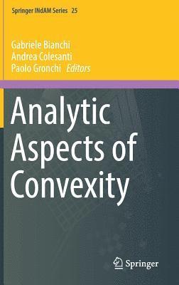 Analytic Aspects of Convexity 1