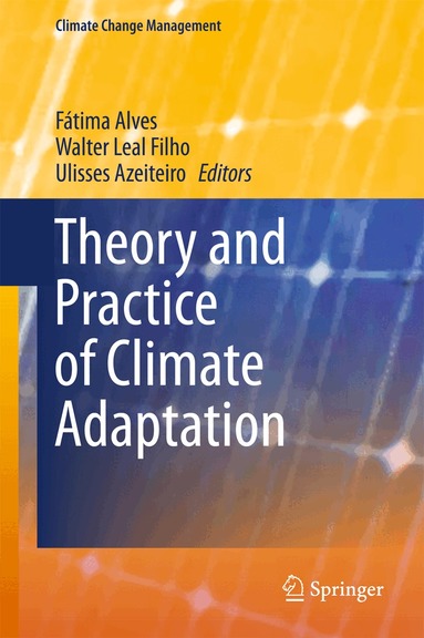 Fátima Alves, Walter Leal Filho, Ulisses Azeiteiro - Theory and Practice of Climate Adaptation, Inbunden