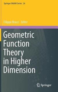 bokomslag Geometric Function Theory in Higher Dimension