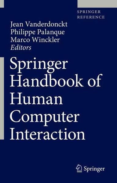 Jean Vanderdonckt - Handbook of Human Computer Interaction, Inbunden