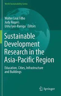 bokomslag Sustainable Development Research in the Asia-Pacific Region