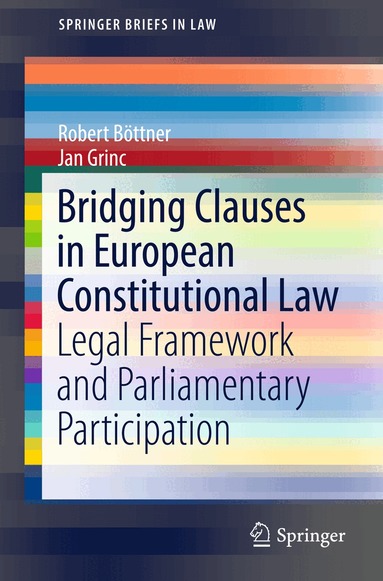 Robert Böttner, Jan Grinc - Bridging Clauses in European Constitutional Law, Häftad