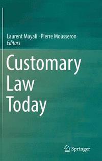 bokomslag Customary Law Today