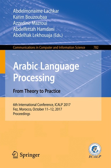 bokomslag Arabic Language Processing: From Theory to Practice