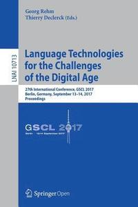 bokomslag Language Technologies for the Challenges of the Digital Age