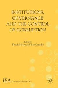 bokomslag Institutions, Governance and the Control of Corruption