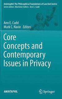 bokomslag Core Concepts and Contemporary Issues in Privacy