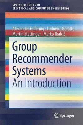 bokomslag Group Recommender Systems