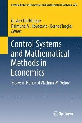 Control Systems and Mathematical Methods in Economics 1