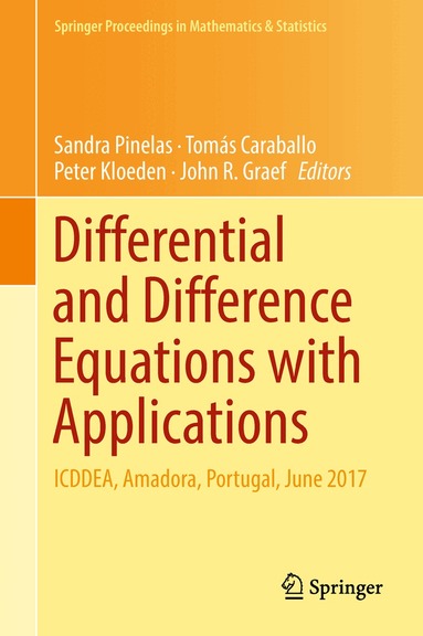 Sandra Pinelas, Tomás Caraballo, Peter Kloeden, John R. Graef - Differential and Difference Equations with Applications, Inbunden