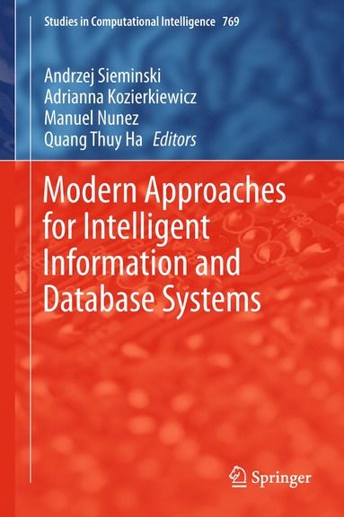 bokomslag Modern Approaches for Intelligent Information and Database Systems