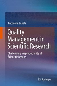 bokomslag Quality Management in Scientific Research