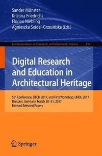 bokomslag Digital Research and Education in Architectural Heritage