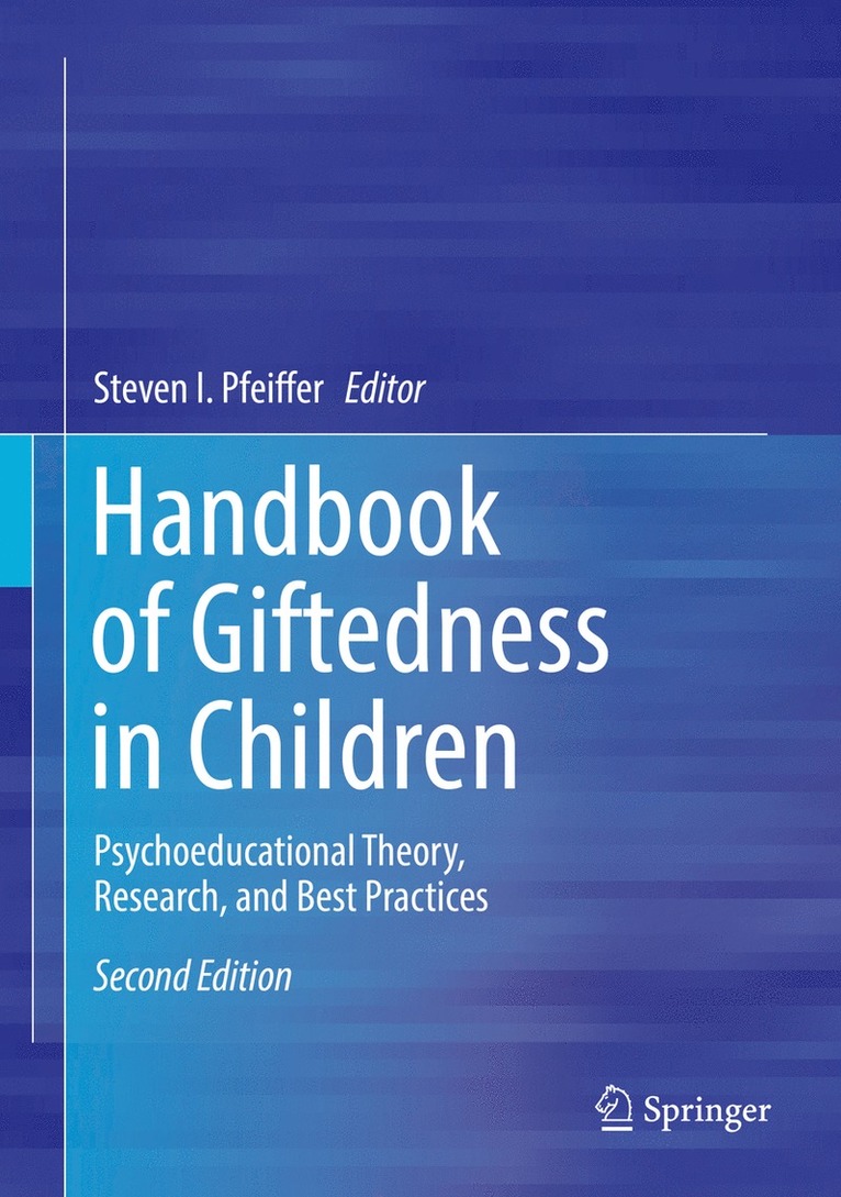 Steven I. Pfeiffer - Handbook of Giftedness in Children, Inbunden