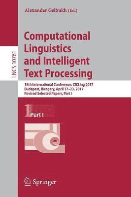 Computational Linguistics and Intelligent Text Processing 1