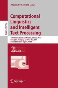 bokomslag Computational Linguistics and Intelligent Text Processing