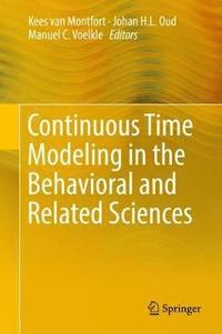 bokomslag Continuous Time Modeling in the Behavioral and Related Sciences
