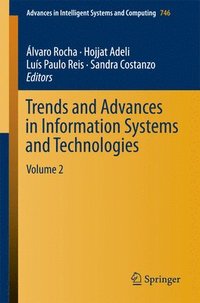 bokomslag Trends and Advances in Information Systems and Technologies
