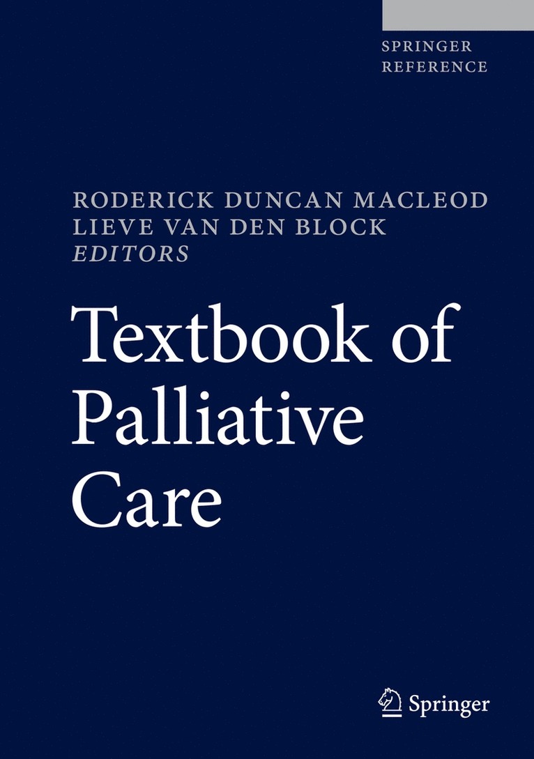 Roderick Duncan MacLeod, Lieve Van den Block - Textbook of Palliative Care, Inbunden
