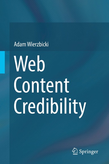 bokomslag Web Content Credibility