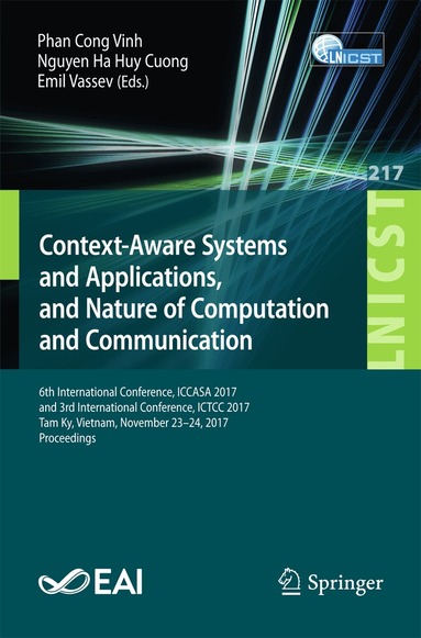 Phan Cong Vinh, Nguyen Ha Huy Cuong, Emil Vassev - Context-Aware Systems and Applications, and Nature of Computation and Communication, Häftad