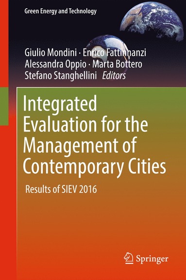 bokomslag Integrated Evaluation for the Management of Contemporary Cities