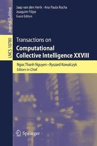 bokomslag Transactions on Computational Collective Intelligence XXVIII