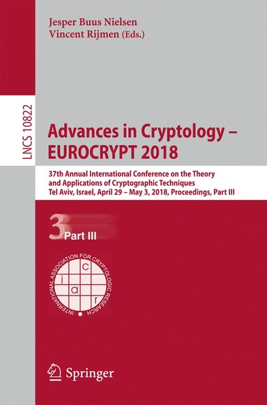 bokomslag Advances in Cryptology - EUROCRYPT 2018