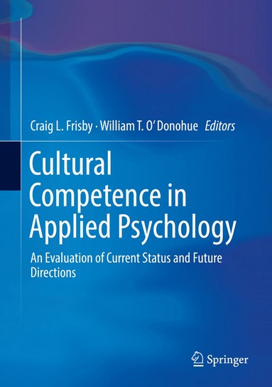 bokomslag Cultural Competence in Applied Psychology