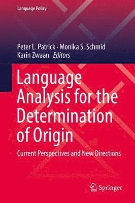 Language Analysis for the Determination of Origin 1