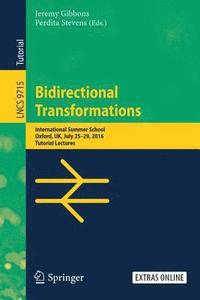 bokomslag Bidirectional Transformations