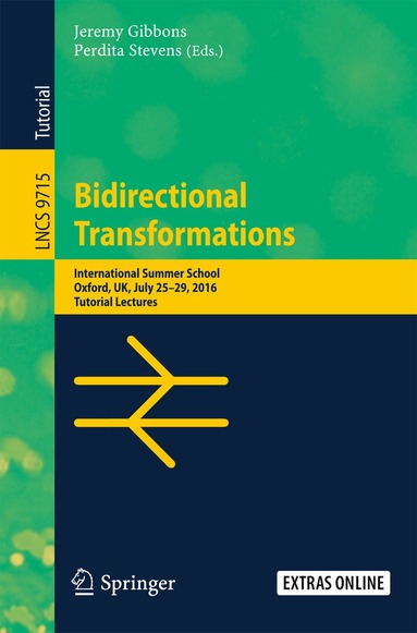 Jeremy Gibbons, Perdita Stevens - Bidirectional Transformations, Häftad