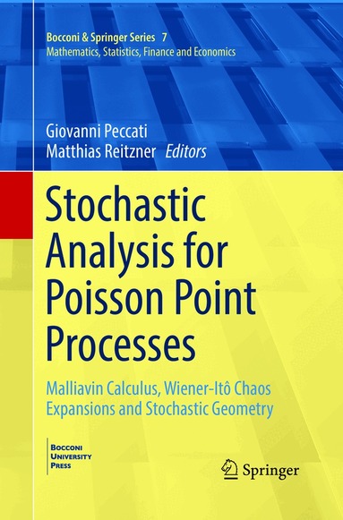 Giovanni Peccati, Matthias Reitzner - Stochastic Analysis for Poisson Point Processes, Häftad