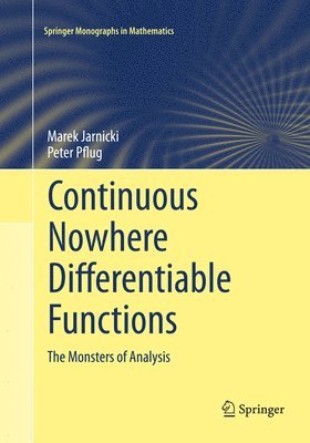 bokomslag Continuous Nowhere Differentiable Functions