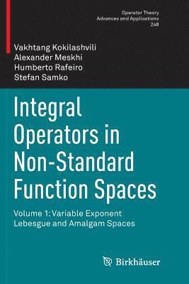 bokomslag Integral Operators in Non-Standard Function Spaces