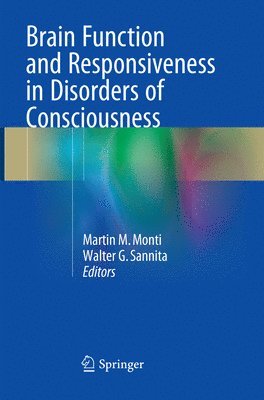 bokomslag Brain Function and Responsiveness in Disorders of Consciousness