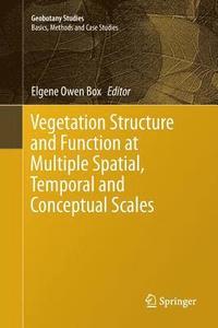 bokomslag Vegetation Structure and Function at Multiple Spatial, Temporal and Conceptual Scales