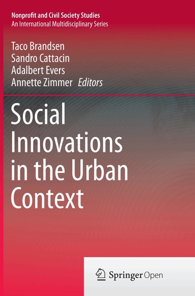 Taco Brandsen, Sandro Cattacin, Adalbert Evers, Annette Zimmer - Social Innovations in the Urban Context, Häftad