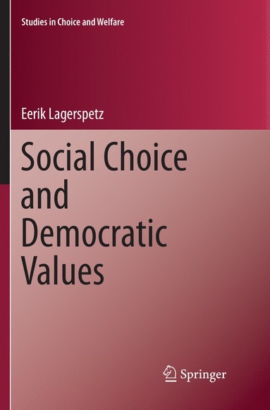 bokomslag Social Choice and Democratic Values