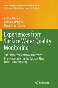 bokomslag Experiences from Surface Water Quality Monitoring