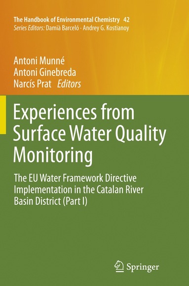 bokomslag Experiences from Surface Water Quality Monitoring