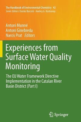 Experiences from Surface Water Quality Monitoring 1