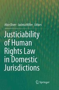 bokomslag Justiciability of Human Rights Law in Domestic Jurisdictions