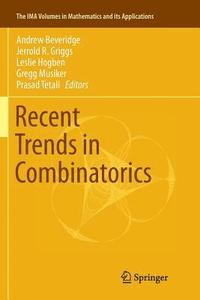 bokomslag Recent Trends in Combinatorics