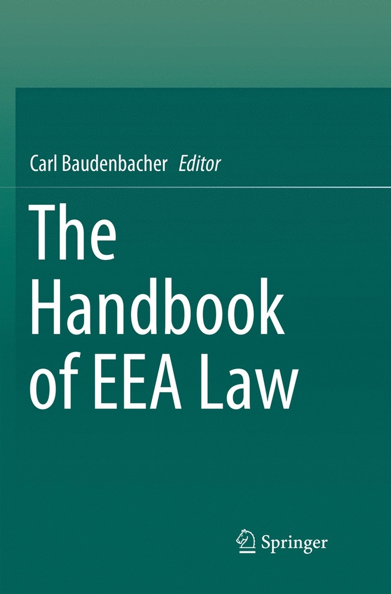 Carl Baudenbacher - Handbook of EEA Law, Häftad