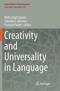 bokomslag Creativity and Universality in Language